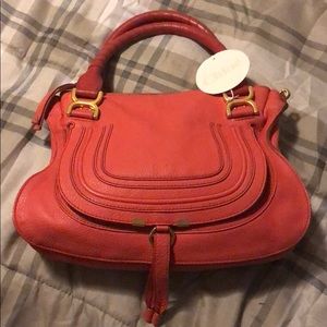 Chloe Marcie Medium Satchel, Paradise Pink